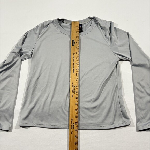 Patagonia Shirt Womens Gray CAPILENE Crew Lightweight Poly Stretch Sz S USA - Picture 3 of 10